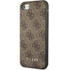 Guess 4G Metal Gold Logo Case for iPhone SE 2022 / 2020 / 7 / 8 - Brown - (GUE002099-0)