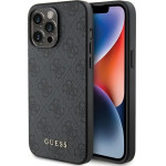 Guess 4G Metal Gold Logo case for iPhone 15 Pro Max - gray - (GUE003131-0)