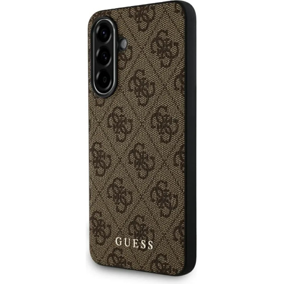 Guess 4G Metal Gold Logo Case for Samsung Galaxy A56 - Brown - (GUE004477-0)