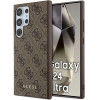 Guess 4G Metal Gold Logo case for Samsung Galaxy S24 Ultra - brown - (GUE003718-0)