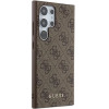 Guess 4G Metal Gold Logo case for Samsung Galaxy S24 Ultra - brown - (GUE003718-0)