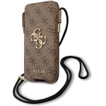 Guess 4G Metal Logo 6.7 Phone Bag - Brown - (GUE001293-0)