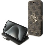 Guess 4G Metal Logo case for iPhone 15 Pro - brown - (GUE003587-0)