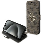 Guess 4G Metal Logo case for iPhone 15 Pro Max - brown - (GUE003588-0)