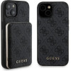 Guess 4G Metal Logo case set for iPhone 15 + 5000mAh MagSafe power bank - black - (GUE003251-0)
