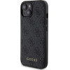 Guess 4G Metal Logo case set for iPhone 15 + 5000mAh MagSafe power bank - black - (GUE003251-0)