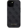 Guess 4G Metal Logo case set for iPhone 15 + 5000mAh MagSafe power bank - black - (GUE003251-0)