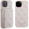 Guess 4G Metal Logo case set for iPhone 15 5000mAh MagSafe power bank - pink - (GUE003258-0)