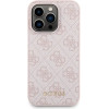 Guess 4G Metal Logo case set for iPhone 15 Pro Max + 5000mAh MagSafe power bank - pink - (GUE003260-0)