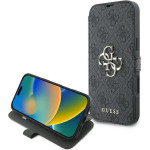 Guess 4G Metal Logo iPhone 16 Plus Case - Black - (GUE004055-0)