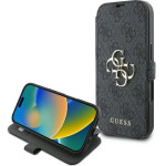 Guess 4G Metal Logo iPhone 16 Pro Case - Black - (GUE004056-0)