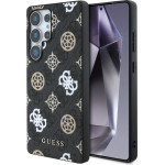 Guess 4G Printed Colored Peony Pattern MagSafe Case for Samsung Galaxy S25 Ultra Black - (GUE004291-0)