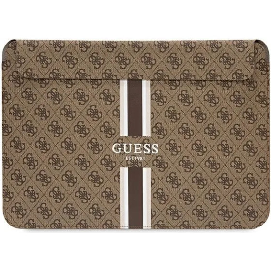 Guess 4G Printed Stripes cover for a 14 laptop - brown - (GUE002714-0)