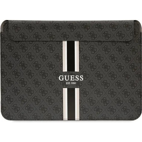 Guess 4G Printed Stripes cover for a 16 laptop - black - (GUE002713-0)