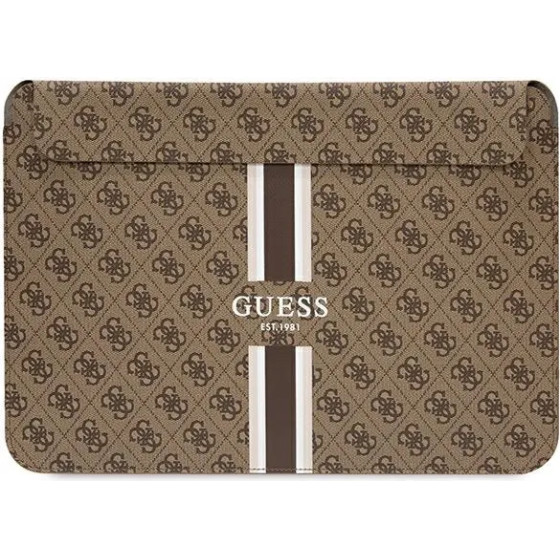 Guess 4G Printed Stripes cover for a 16 laptop - brown - (GUE002715-0)