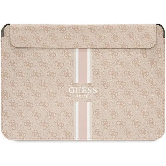Guess 4G Printed Stripes cover for a 14 laptop - pink - (GUE002718-0)