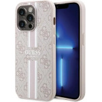 Guess 4G Printed Stripes MagSafe case for iPhone 15 Pro - pink - (GUE003410-0)