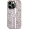 Guess 4G Printed Stripes MagSafe case for iPhone 15 Pro - pink - (GUE003410-0)