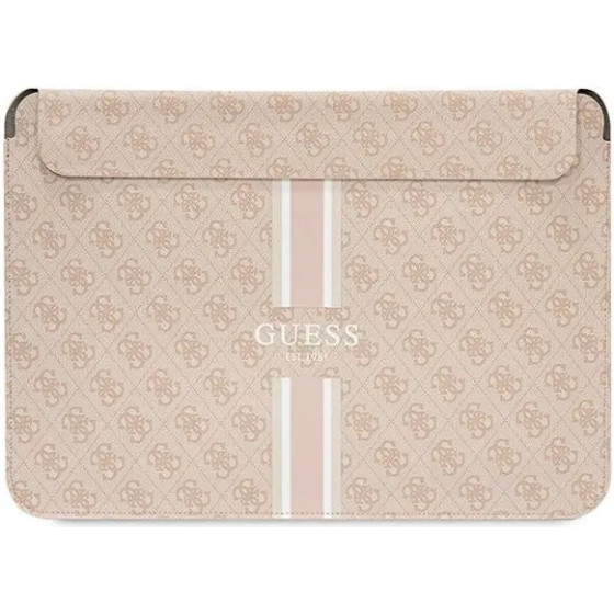 Guess 4G Printed Stripes cover for a 16 laptop - pink - (GUE002719-0)