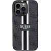 Guess 4G Printed Stripes MagSafe case for iPhone 15 Pro Max - black - (GUE003445-0)