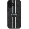 Guess 4G Printed Stripes MagSafe case for iPhone 16 - black - (GUE004093-0)