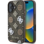 Guess 4G Printed Stripes MagSafe iPhone 16 Case - Brown - (GUE003776-0)