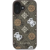 Guess 4G Printed Stripes MagSafe iPhone 16 Case - Brown - (GUE003776-0)