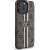 Guess 4G Printed Stripes MagSafe Case for iPhone 16 Pro Max - Brown - (GUE003778-0)