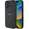 Guess 4G Ring Classic Logo MagSafe case for iPhone 16 - black - (GUE003761-0)