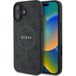 Guess 4G Ring Classic Logo MagSafe case for iPhone 16 - black - (GUE003761-0)