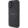 Guess 4G Ring Classic Logo MagSafe case for iPhone 16 - black - (GUE003761-0)