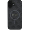 Guess 4G Ring Classic Logo MagSafe case for iPhone 16 - black - (GUE003761-0)