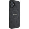 Guess 4G Ring Classic Logo MagSafe case for iPhone 16 - black - (GUE003761-0)