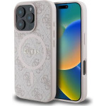 Guess 4G Ring Classic Logo MagSafe Case for iPhone 16 Pro Max - Pink - (GUE003768-0)