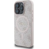 Guess 4G Ring Classic Logo MagSafe Case for iPhone 16 Pro Max - Pink - (GUE003768-0)