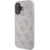 Guess 4G Ring Classic Logo MagSafe iPhone 16 Case - Pink - (GUE003765-0)