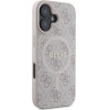 Guess 4G Ring Classic Logo MagSafe iPhone 16 Case - Pink - (GUE003765-0)