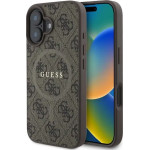 Guess 4G Ring Classic Logo MagSafe iPhone 16 Case - Brown - (GUE003769-0)