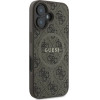 Guess 4G Ring Classic Logo MagSafe iPhone 16 Plus Case - Brown - (GUE003770-0)