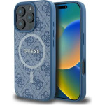 Guess 4G Ring Classic Logo MagSafe iPhone 16 Pro Case - Blue - (GUE003858-0)