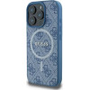 Guess 4G Ring Classic Logo MagSafe iPhone 16 Pro Case - Blue - (GUE003858-0)