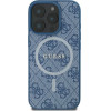 Guess 4G Ring Classic Logo MagSafe iPhone 16 Pro Case - Blue - (GUE003858-0)