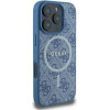 Guess 4G Ring Classic Logo MagSafe iPhone 16 Pro Case - Blue - (GUE003858-0)