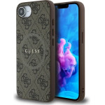 Guess 4G Ring Classic Logo MagSafe iPhone 16e Case - Brown - (GUE004495-0)