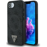 Guess 4G Ring Triangle Logo MagSafe case for iPhone 16e - black - (GUE004486-0)