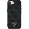 Guess 4G Ring Triangle Logo MagSafe case for iPhone 16e - black - (GUE004486-0)