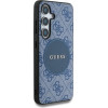 Guess 4G Round Patch Classic Logo MagSafe case for Samsung Galaxy S25 Plus blue - (GUE004343-0)