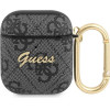 Guess 4G Script Metal Collection case for AirPods 1 / 2 - gray - (GUE001429-0)