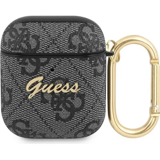 Guess 4G Script Metal Collection case for AirPods 1 / 2 - gray - (GUE001429-0)