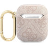 Guess 4G Script Metal Collection Case for AirPods 1 / 2 - Pink - (GUE001433-0)